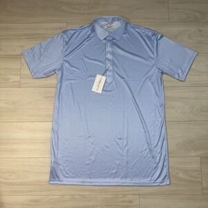 Collars and Co Featherweight Polo Relaxed Houndstooth Pattern Size 2XL Tall NWT